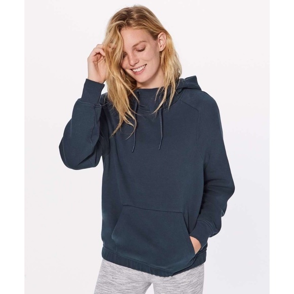 lululemon athletica Tops - LULULEMON | WARM FOR WINTER HOODIE  IN MARCH BLUE